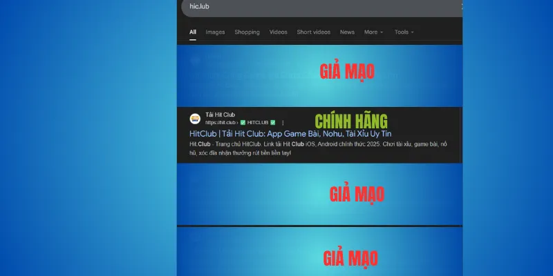 Hitclub thật – chỉ duy nhất hit.club là chính chủ 3 Trang Hitclub giả – nhận diện qua đâu