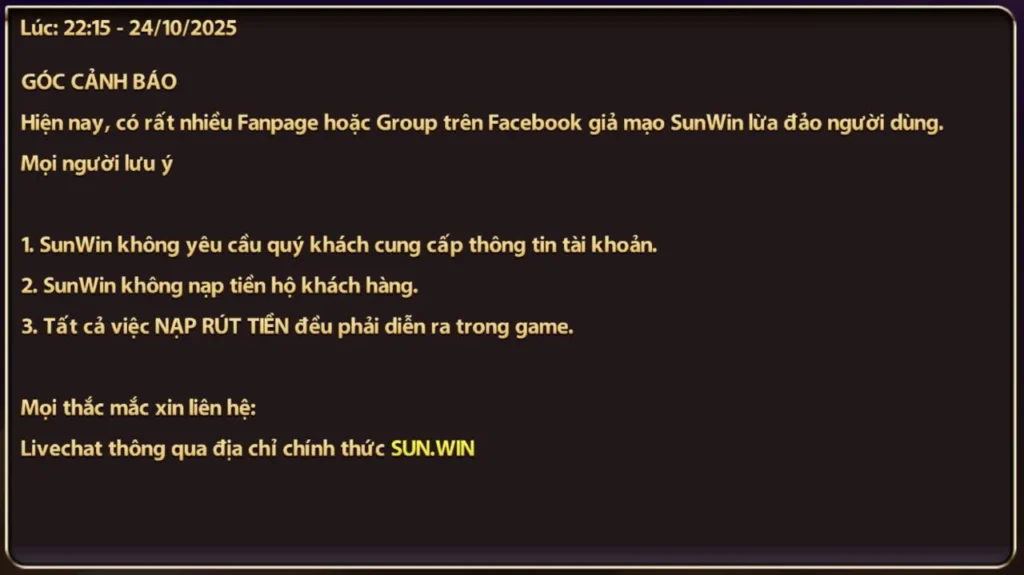 Sun.win – Cổng duy nhất của Sunwin thật, tránh nhầm lẫn 1 Sunwin