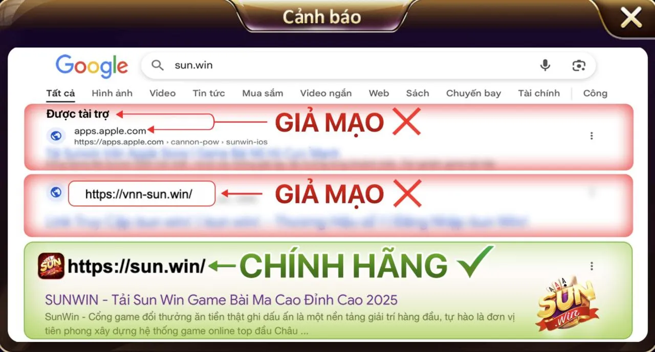 Sun.win – Cổng duy nhất của Sunwin thật, tránh nhầm lẫn 2 Sunwin chính chủ công bố tên miền sun.win